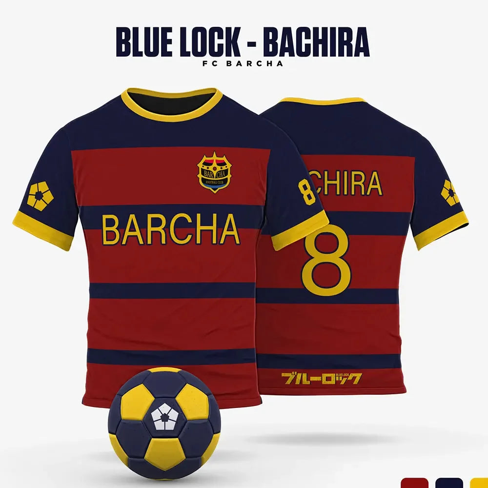 Blue Lock Jersey -  FC Barcha Home Kit